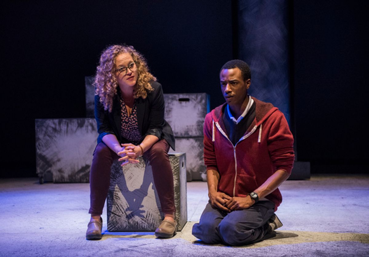 Caroline Neff (Siobhan) and Terry Bell (Christopher) at 