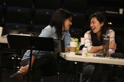 Director Leigh Silverman and playwright Hansol Jung Photo