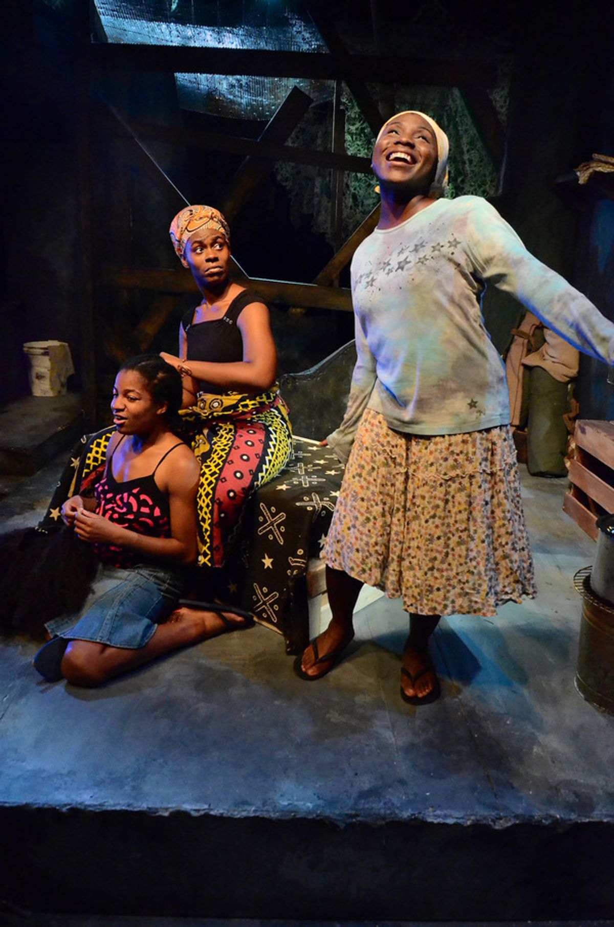 Aja Singletary, Maya V. Prentiss and Sola Thompson at 