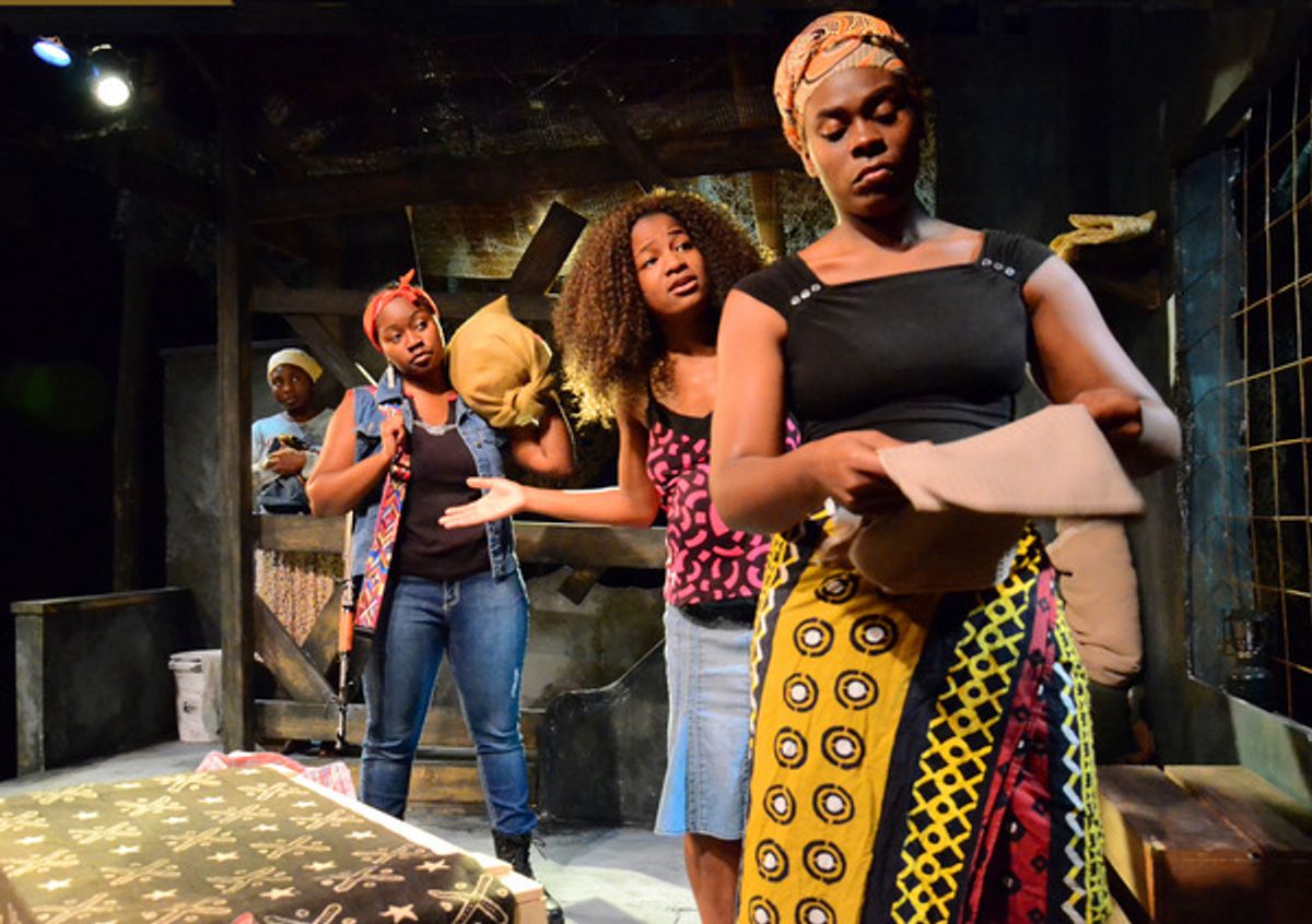 Sola Thompson, Adhana Reid, Aja Singletary and Maya V. Prentiss at 