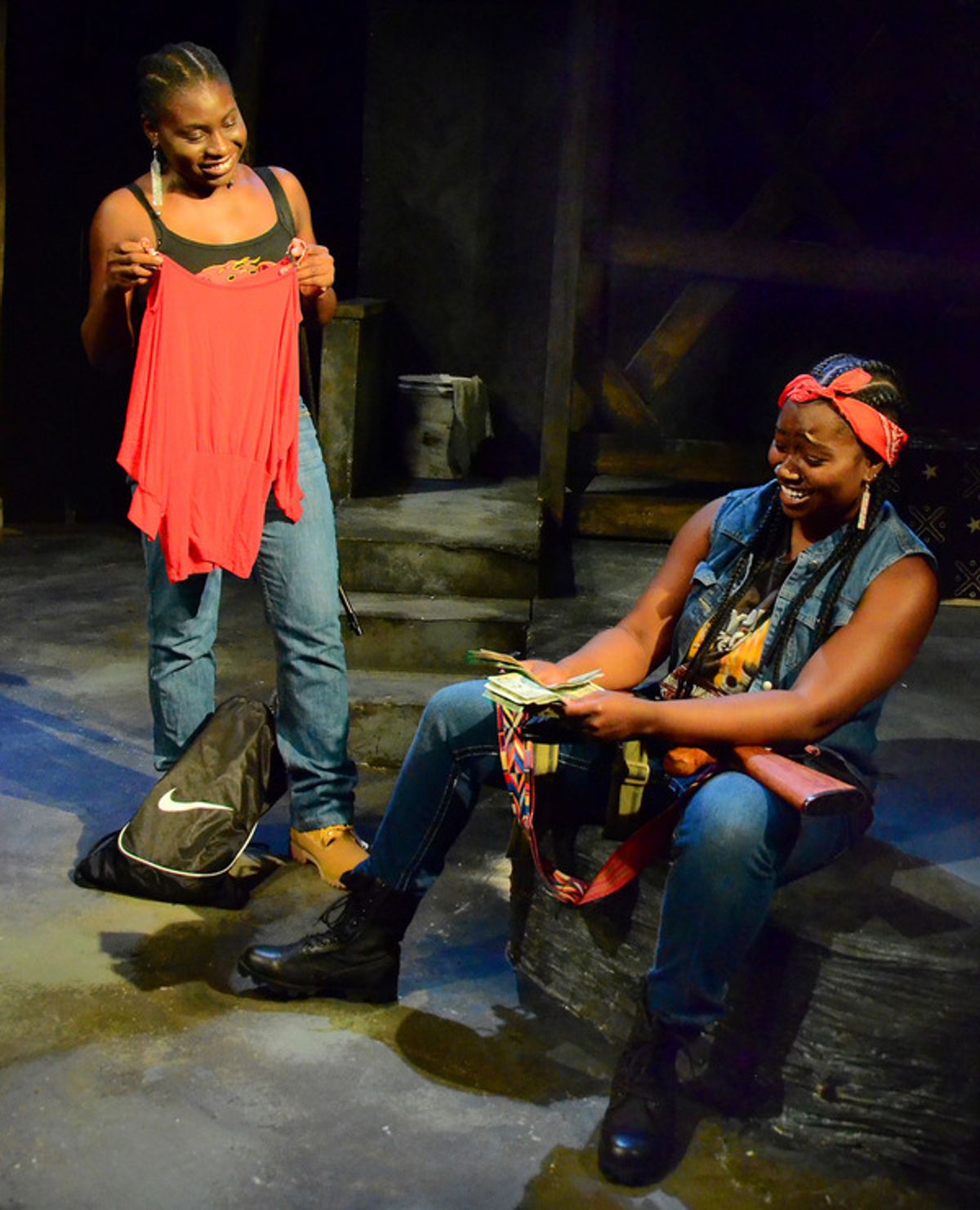 Sola Thompson and Adhana Reid at 