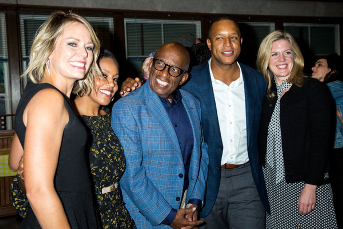 Dylan Dreyer, Sheinelle Jones, Al Roker, Craig Melvin, Libby Leist at 