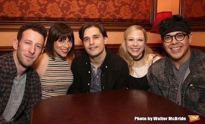 Nick Blaemire, Krista Rodriguez, Andy Mientus, Lauren Marcus and George Salazar from  Photo