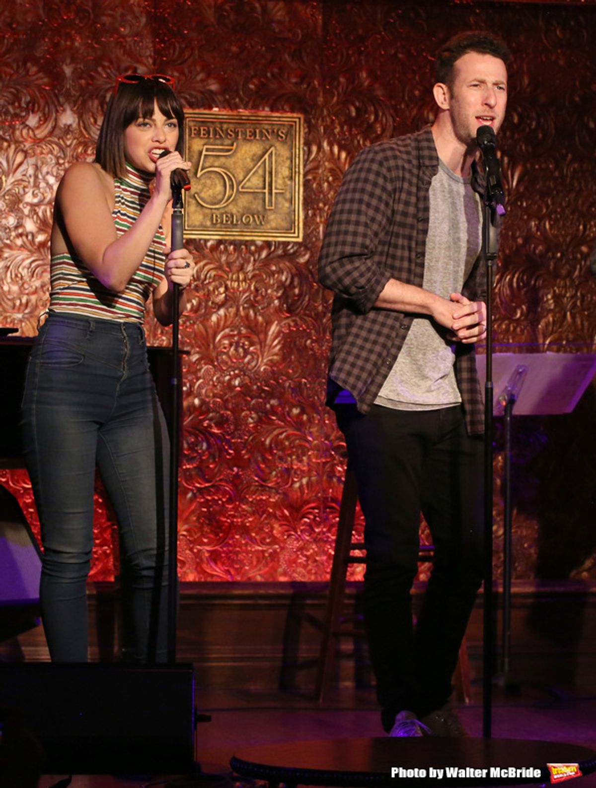 Krista Rodriguez and Nick Blaemire  at 