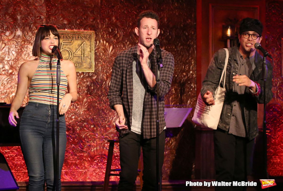 Krista Rodriguez, Nick Blaemire, George Salazar at 