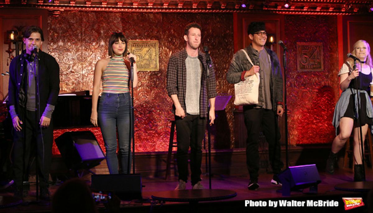 Andy Mientus, Krista Rodriguez, Nick Blaemire, George Salazar and Lauren Marcus  at 