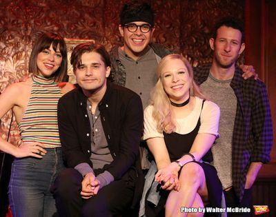 Krista Rodriguez, Andy Mientus, George Salazar, Lauren Marcus and Nick Blaemire  Photo