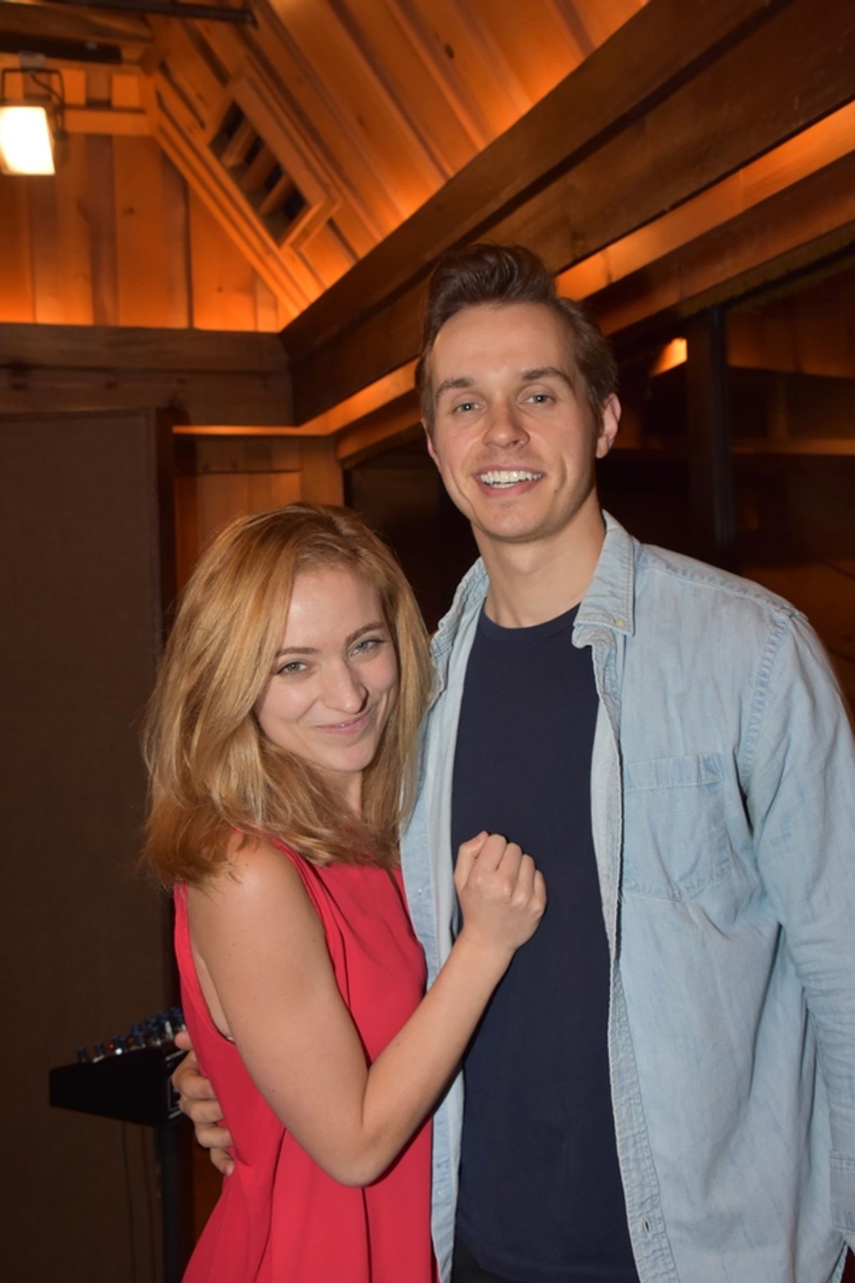Christy Altomare and Zach Adkins at 