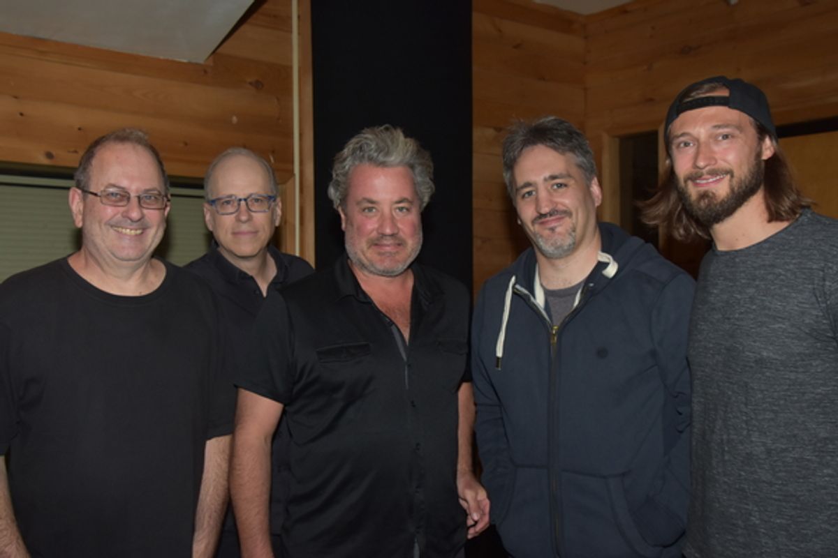 Al Orlo (Guitar), Paul Adamy (Bass), Robert Morris (Guitar), Jason Loffredo (Music Director) and Mason Ingram (Drums) at 