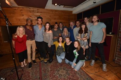 Lynn Pinto (Producer), Andros Rodriguez (Engineer) and Jason Loffredo (Music Director Photo