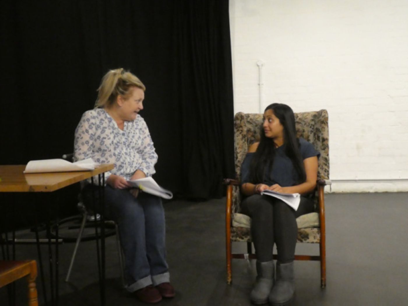 Photo Flash: Rehearsal Pictures Released For Michael Frayn's HERE  Image