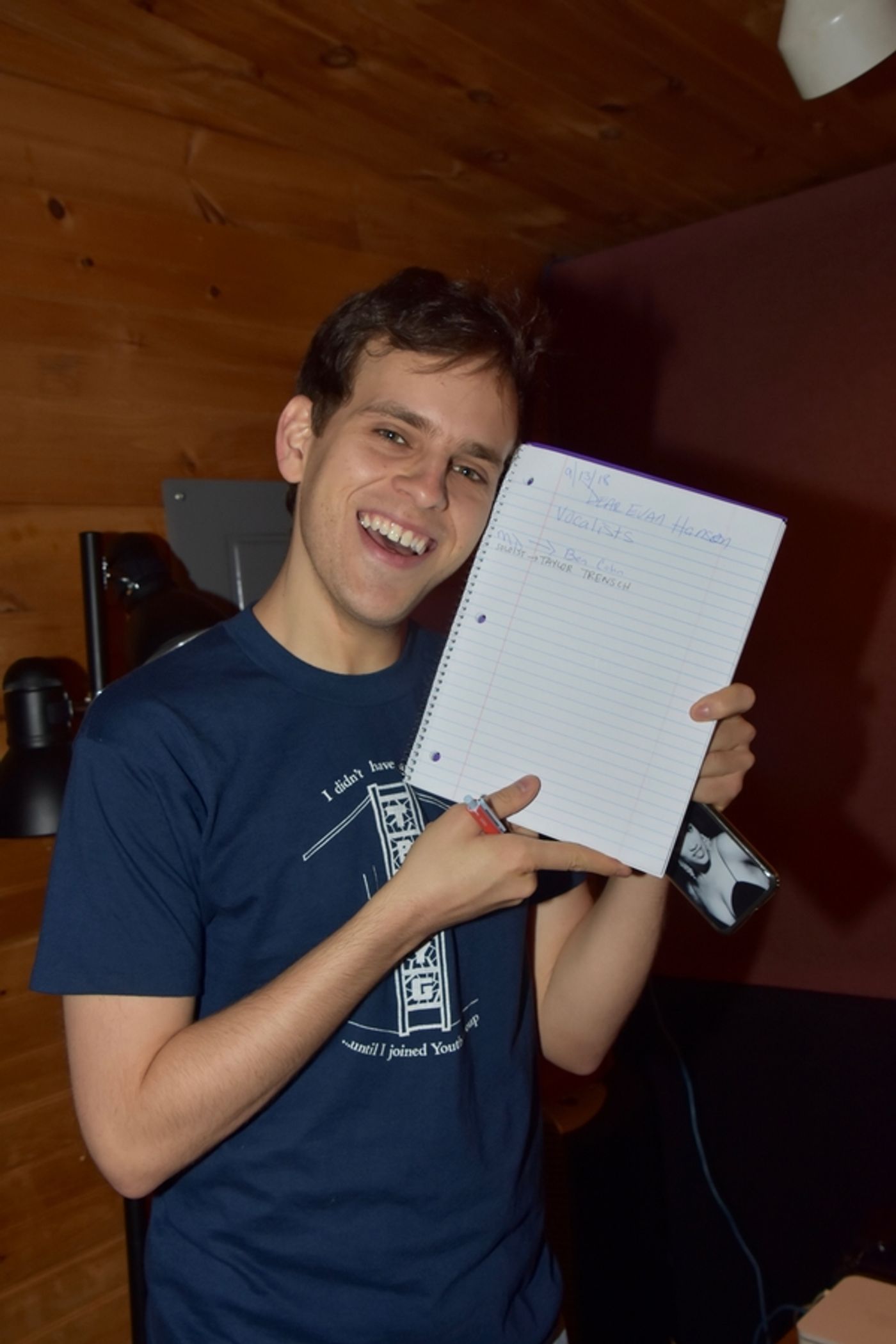 Exclusive Photos: Taylor Trensch and Cast of DEAR EVAN HANSEN Hear the Bells for Carols For A Cure!  Image