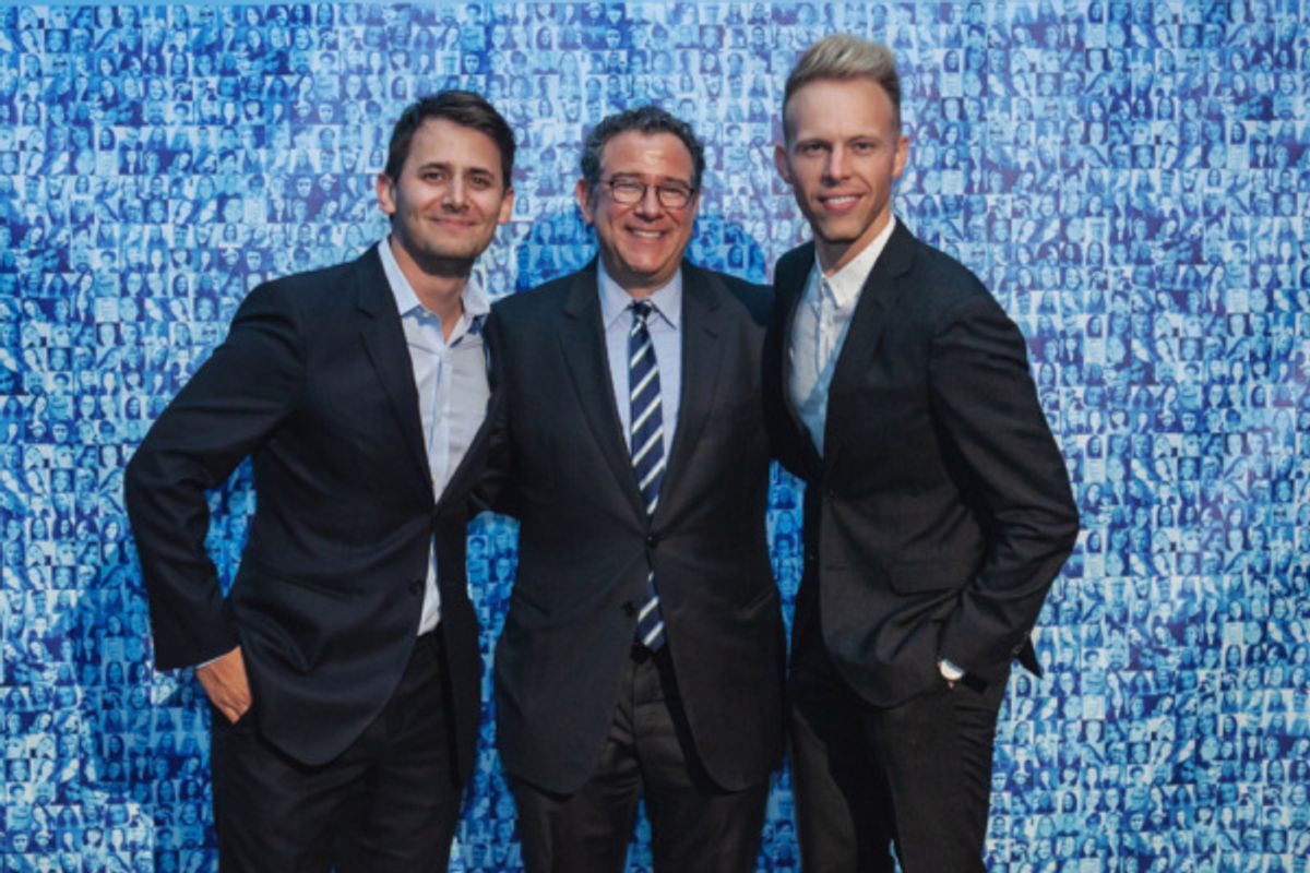 STEPHEN CHRISTOPHER ANTHONY (ALTERNATE EVAN), PRODUCER STACEY MINDICH, BEN LEVI ROSS at 