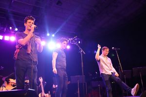 Grant Gustin, Darren Criss, and Will Rolland @ BroadwayWorld Grant Gustin, Darren Criss, and Will Rolland Photo