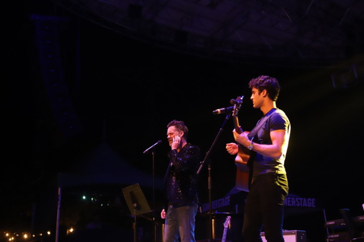 Rusus Wainwright and Darren Criss at 