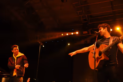 Nick Jonas and Darren Criss Photo