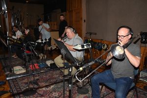 Shelagh Abate (Horn), Adam Krauthamer (Horn), James De La Garza (Trumpet) and Jeff Ne Photo