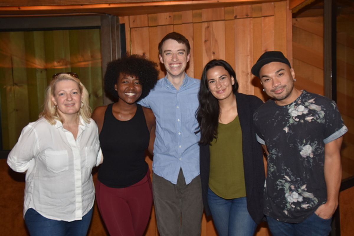 Lynn Pinto, Aisha Jackson, Isaac Alter, Alyssa Fox and Andros Rodriguez at 