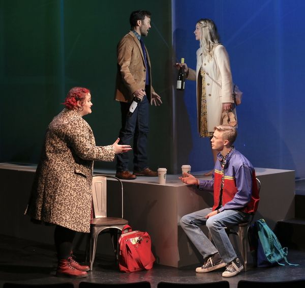 Whitney Bashor and Marc delaCruz, Sarah Lynn Marion and Kyle Sherman Photo