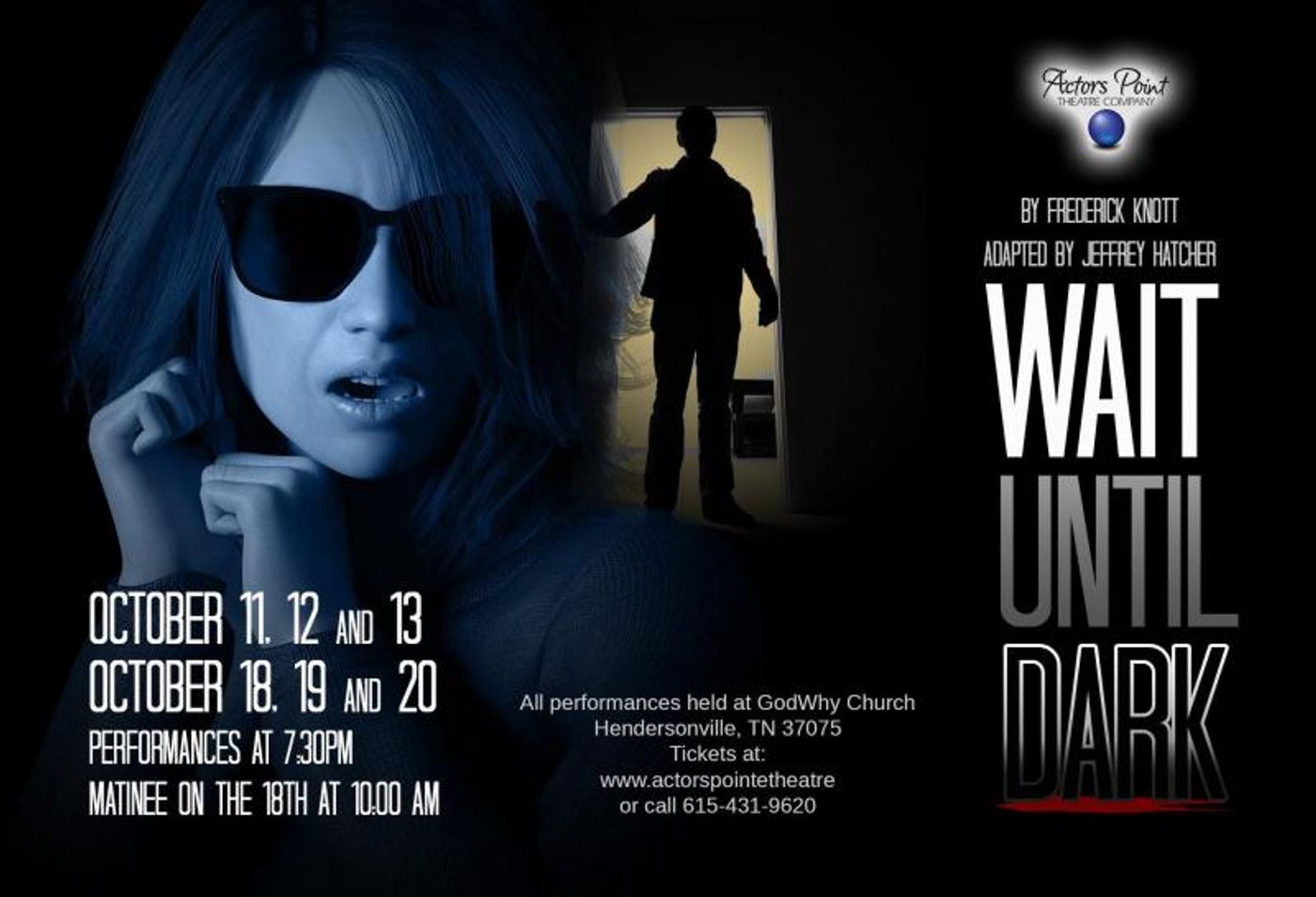 SAVE THE DATE: Nashville Theater Calendar for October 8, 2018  Image