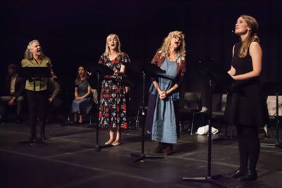 Charlotte Moore, Laura Larson, Judy Marshak, Ellen Denny. Photo