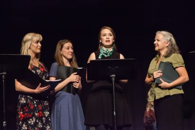 Laura Larson, Rebecca McCauley, Ellen Denny, Charlotte Moore.
Geordie Brown & Belinda Photo