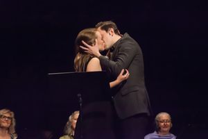 Ellen Denny, Andrew MacNaughton.
Geordie Brown & Belinda Hart's Could I Have This Dance? 2018 Workshop.
Halifax, Nova Scotia
Photo by Timothy Richard @ BroadwayWorld Ellen Denny, Andrew MacNaughton.
Geordie Brown & Belinda Hart's Could I Have This Dan Photo