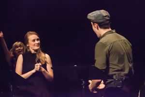 Laura Larson, Ellen Denny, Andrew MacNaughton.
Geordie Brown & Belinda Hart's Could I Have This Dance? 2018 Workshop.
Halifax, Nova Scotia
Photo by Timothy Richard @ BroadwayWorld Laura Larson, Ellen Denny, Andrew MacNaughton.
Geordie Brown & Belinda Hart's Could I Photo