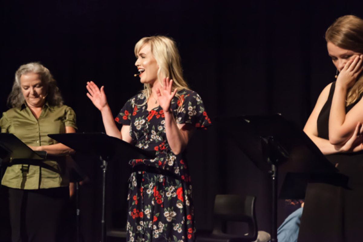 Charlotte Moore, Laura Larson, Ellen Denny.
Geordie Brown & Belinda Hart's Could I Have This Dance? 2018 Workshop.
Halifax, Nova Scotia
Photo by Timothy Richard at 