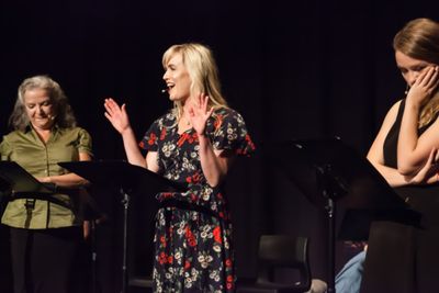 Charlotte Moore, Laura Larson, Ellen Denny.
Geordie Brown & Belinda Hart's Could I Ha Photo
