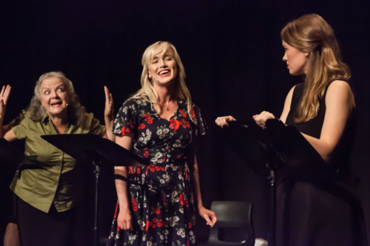 Charlotte Moore, Laura Larson, Ellen Denny.
Geordie Brown & Belinda Hart's Could I Have This Dance? 2018 Workshop.
Halifax, Nova Scotia
Photo by Timothy Richard at 