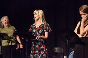 Charlotte Moore, Laura Larson, Ellen Denny.
Geordie Brown & Belinda Hart's Could I Have This Dance? 2018 Workshop.
Halifax, Nova Scotia
Photo by Timothy Richard @ BroadwayWorld Charlotte Moore, Laura Larson, Ellen Denny.
Geordie Brown & Belinda Hart's Could I Ha Photo