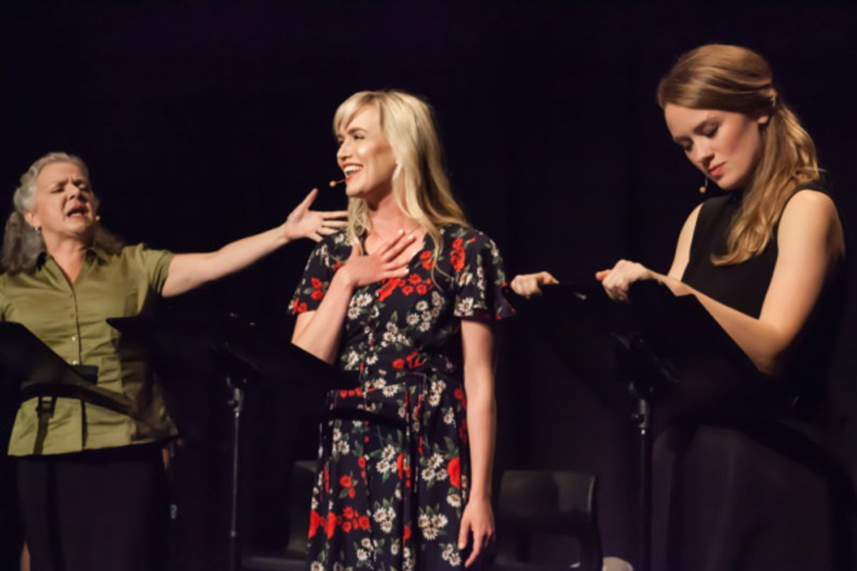 Charlotte Moore, Laura Larson, Ellen Denny.
Geordie Brown & Belinda Hart's Could I Have This Dance? 2018 Workshop.
Halifax, Nova Scotia
Photo by Timothy Richard at 