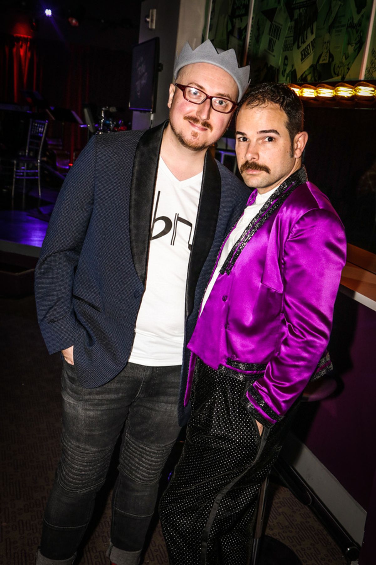 Joel B. New with husband Frank New at 