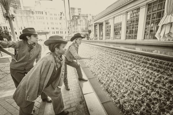 Dana Schultes (Frank Goodman) , Camille Monae (John Wesley Powell), Giovanna Grimaldo Photo