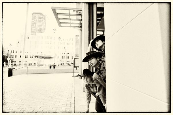 Dana Schultes (Frank Goodman) , Camille Monae (John Wesley Powell), Giovanna Grimaldo Photo