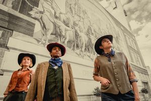 Dana Schultes (Frank Goodman) , Camille Monae (John Wesley Powell), Giovanna Grimaldo Photo