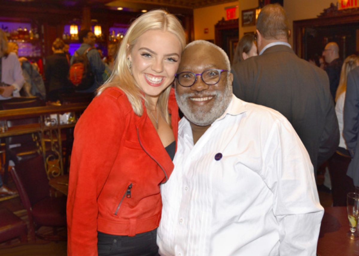 Renee Rapp and Corey Mitchell at 