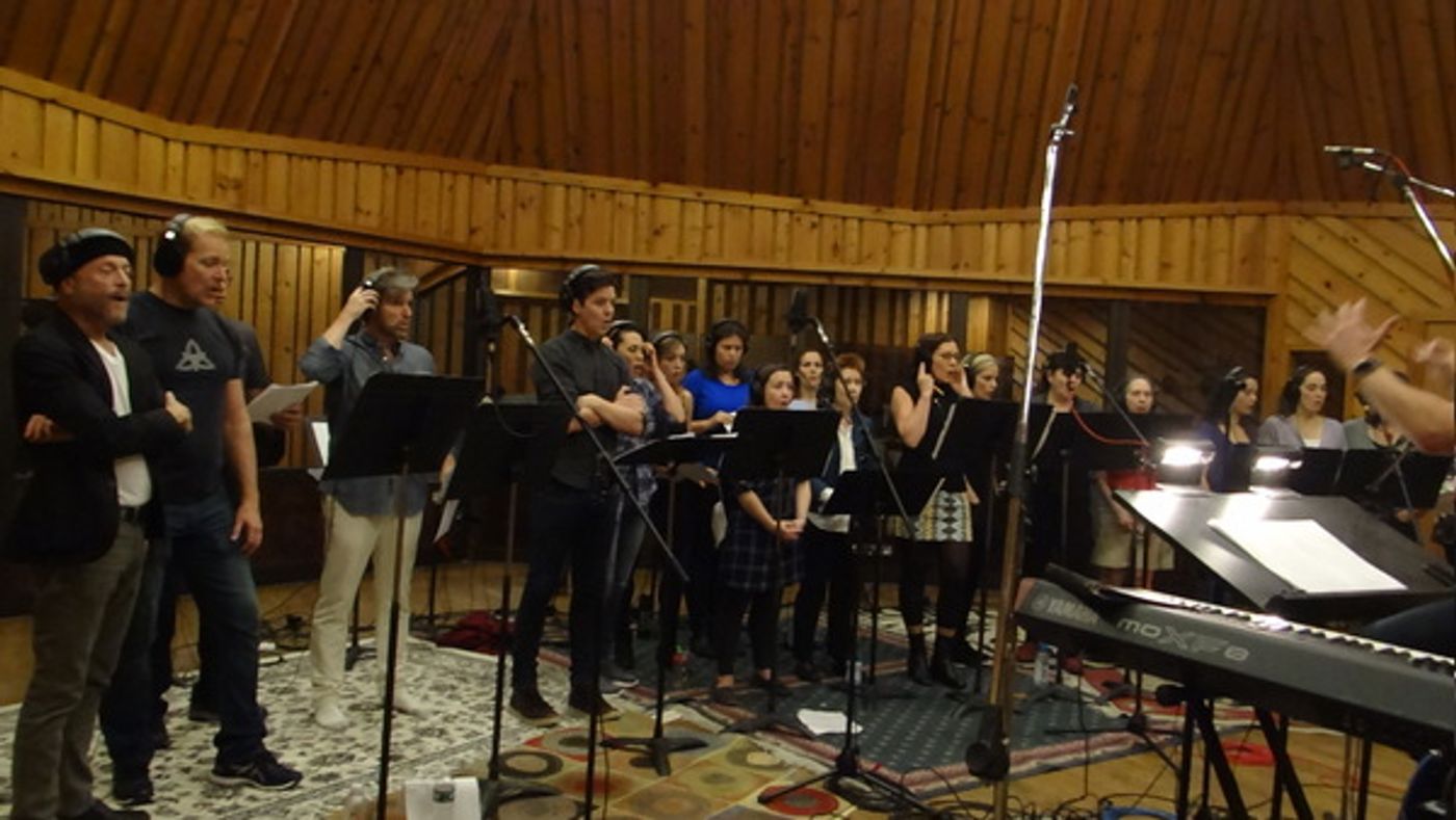 Exclusive Photo Coverage: All Is Calm as THE PHANTOM OF THE OPERA Cast Records for Carols for a Cure! Exclusive Photo Coverage: All Is Calm as THE PHANTOM OF THE OPERA Cast Records for Carols for a Cure! Image