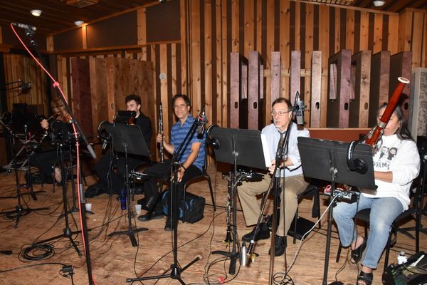 Sheryl Henze (Flute), Jeffrey Reinhardt (Oboe), Matthew Goodman (Clarinet), Ed Matthe Photo