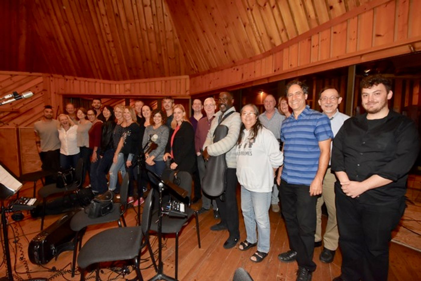 Exclusive Photo Coverage: All Is Calm as THE PHANTOM OF THE OPERA Cast Records for Carols for a Cure! Exclusive Photo Coverage: All Is Calm as THE PHANTOM OF THE OPERA Cast Records for Carols for a Cure! Image