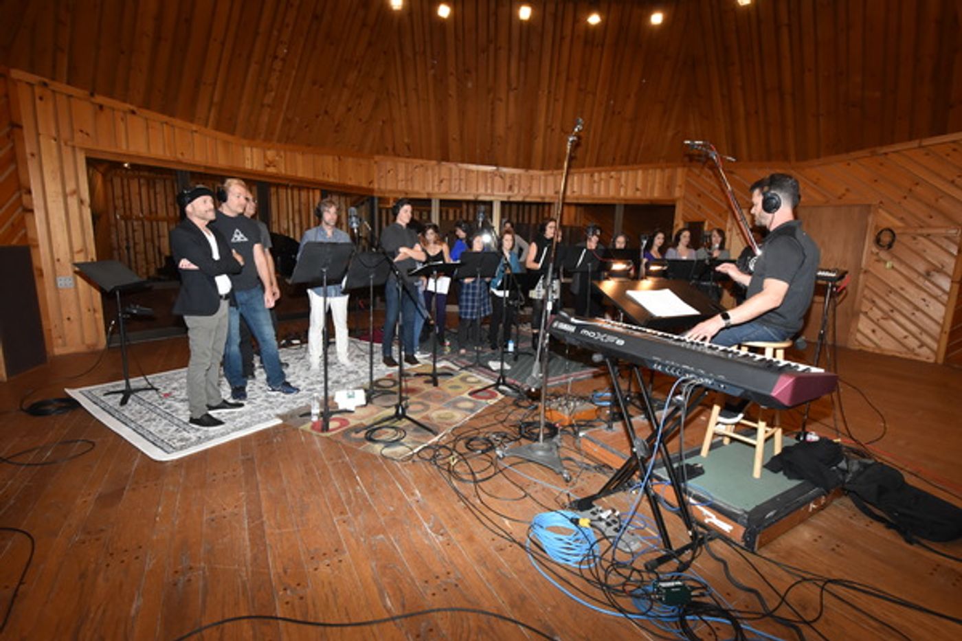 Exclusive Photo Coverage: All Is Calm as THE PHANTOM OF THE OPERA Cast Records for Carols for a Cure! Exclusive Photo Coverage: All Is Calm as THE PHANTOM OF THE OPERA Cast Records for Carols for a Cure! Image