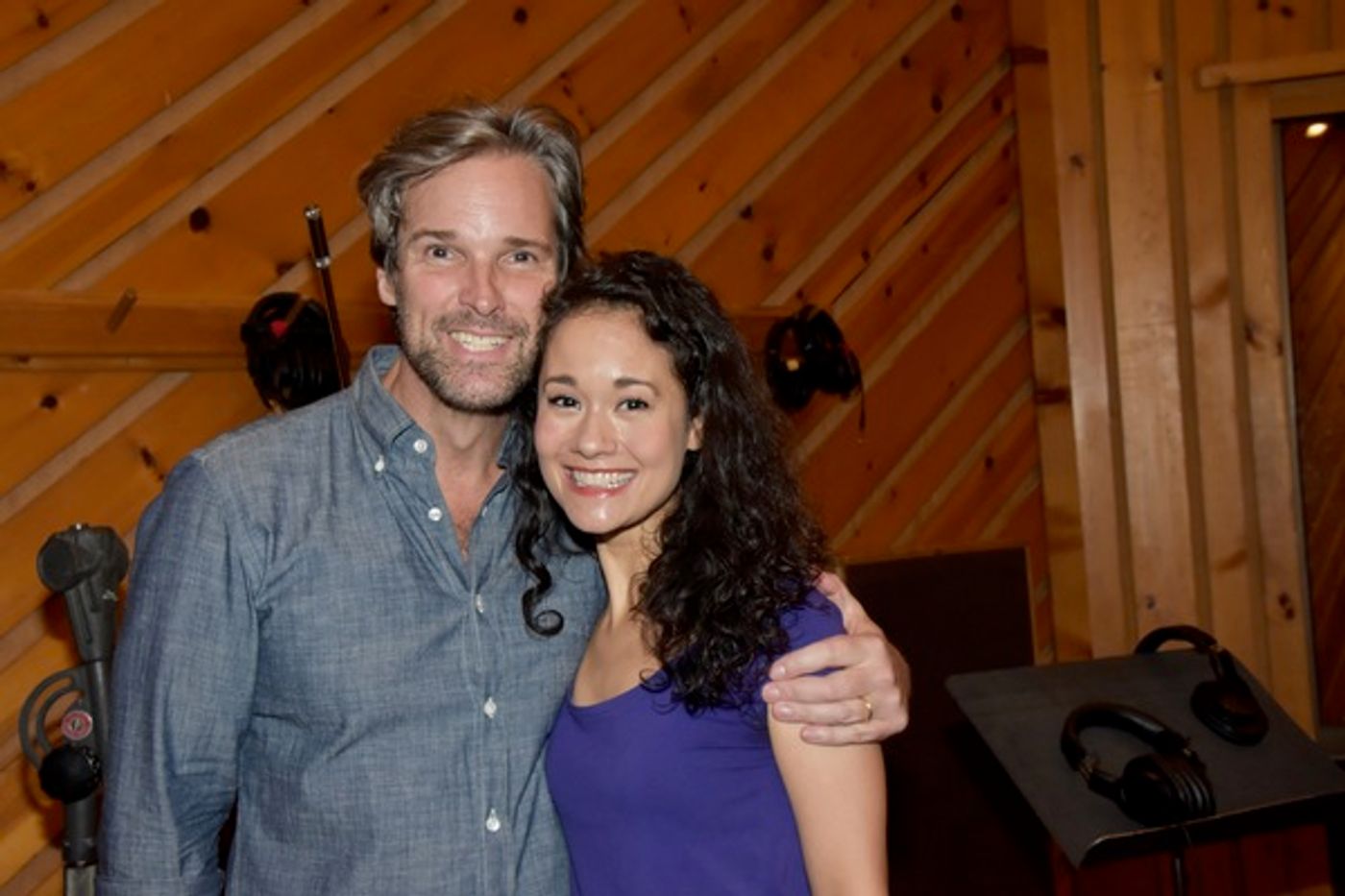 Exclusive Photo Coverage: All Is Calm as THE PHANTOM OF THE OPERA Cast Records for Carols for a Cure!  Image