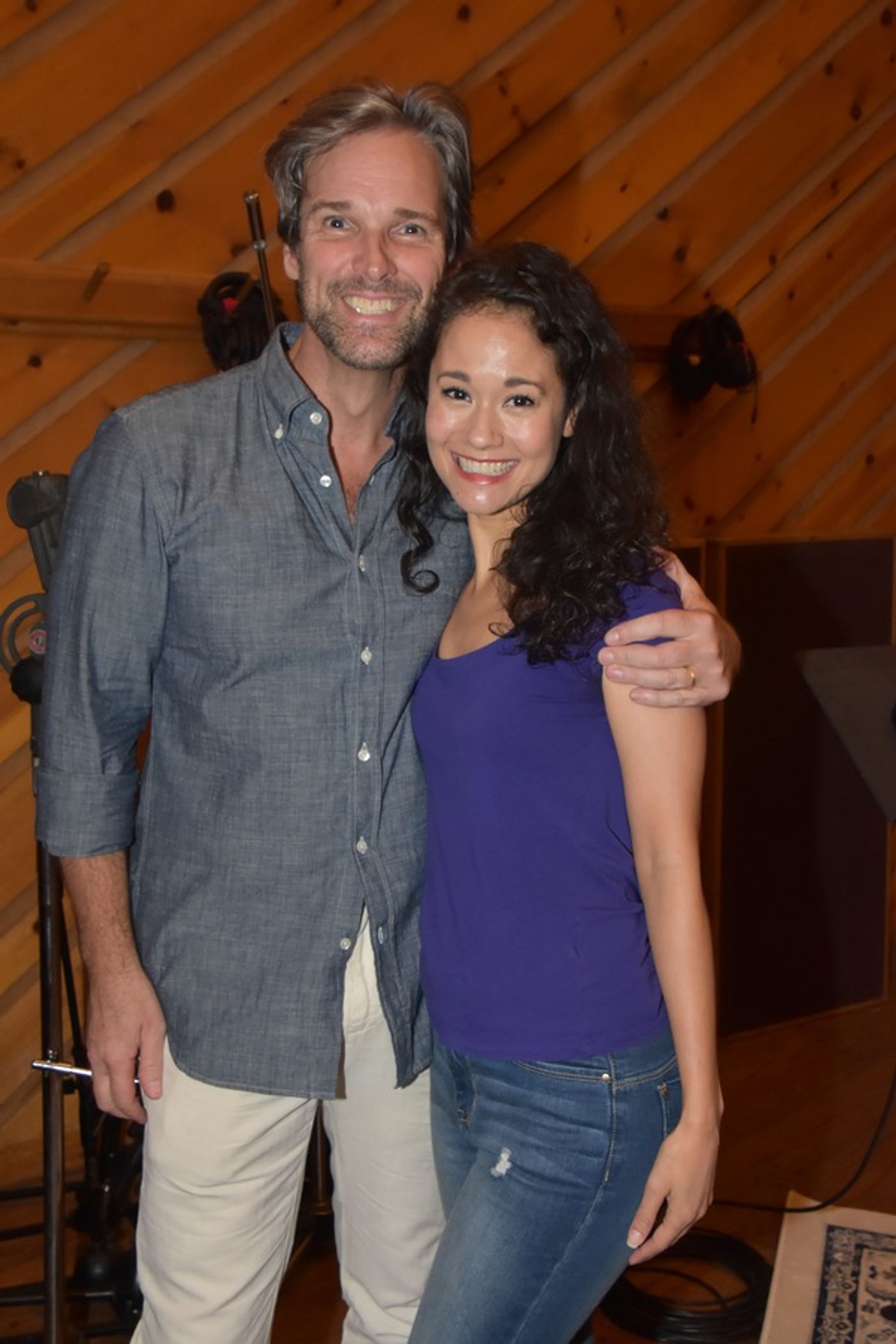 Exclusive Photo Coverage: All Is Calm as THE PHANTOM OF THE OPERA Cast Records for Carols for a Cure!  Image