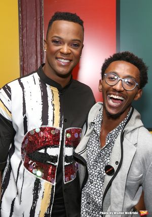 J Harrison Ghee and guest @ BroadwayWorld J Harrison Ghee and guest Photo