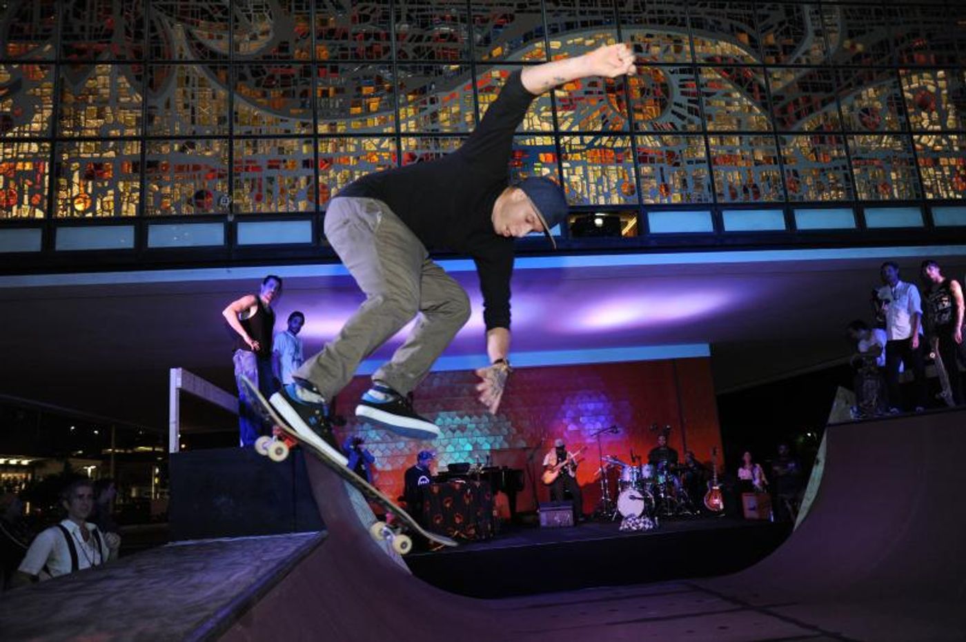 Review: FINDING THE LINE ~ A SKATEBOARDING FUSED WITH JAZZ EXTRAVAGANZA at The Ford Theatre Review: FINDING THE LINE ~ A SKATEBOARDING FUSED WITH JAZZ EXTRAVAGANZA at The Ford Theatre Image