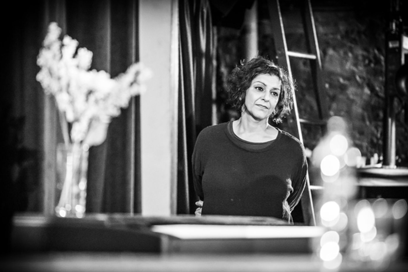 Photo Flash: In Rehearsal with Meera Syal, Tamsin Greig, and the Company of PINTER THREE  Image