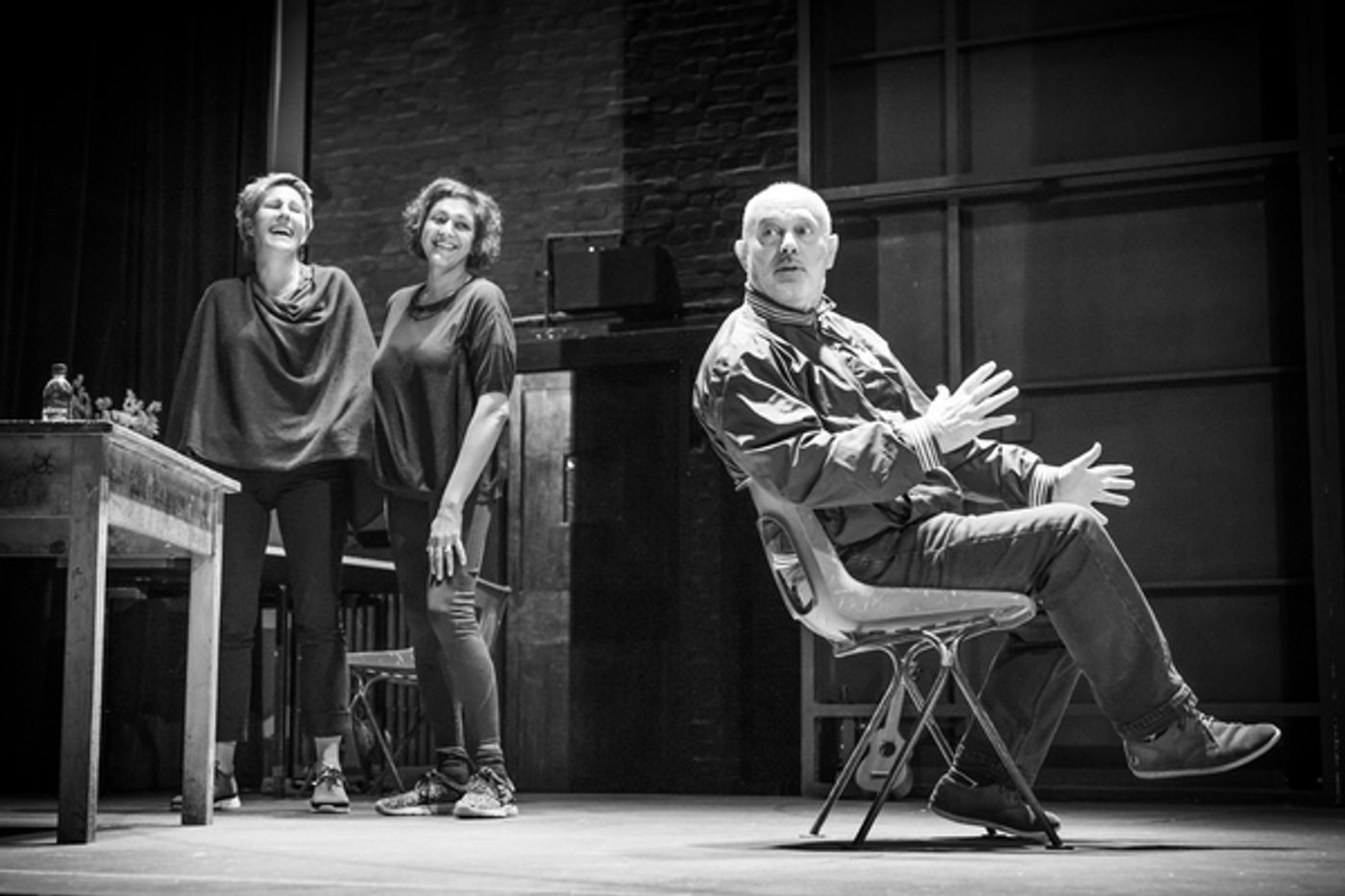 Photo Flash: In Rehearsal with Meera Syal, Tamsin Greig, and the Company of PINTER THREE  Image