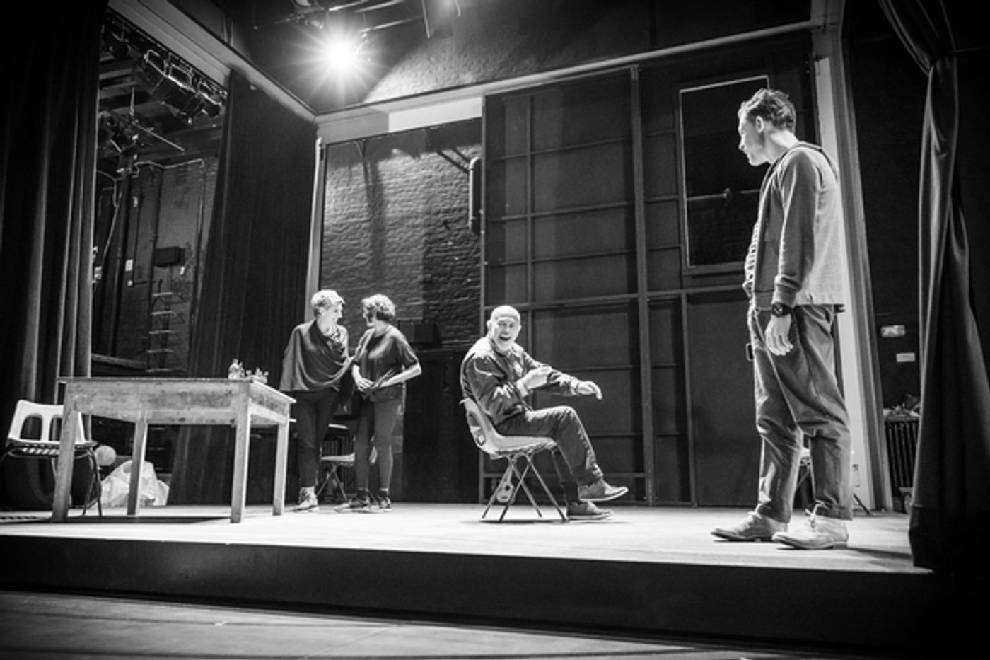 Photo Flash: In Rehearsal with Meera Syal, Tamsin Greig, and the Company of PINTER THREE  Image