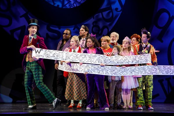 Noah Weisberg as Willy Wonka and Comapy Photo